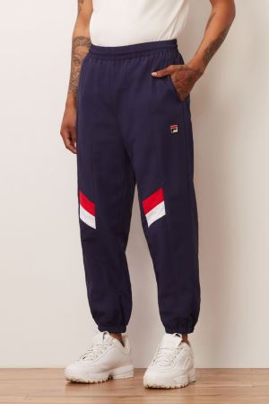 FILA Zaim Wind Pants Red / White,Mens Clothing | CA.WPTLSQ938